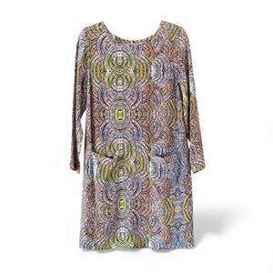 Marie Oliver Women’s Emilie Silk Dress Long‎ Sleeve Size Small